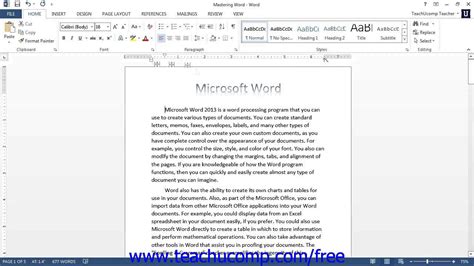 Word 2013 Tutorial Indenting Paragraphs Microsoft Training Lesson 6.2 - YouTube