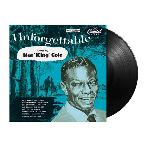 Nat King Cole - Unforgettable LP – uDiscover Music