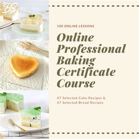 Online Professional Baking Certificate Course