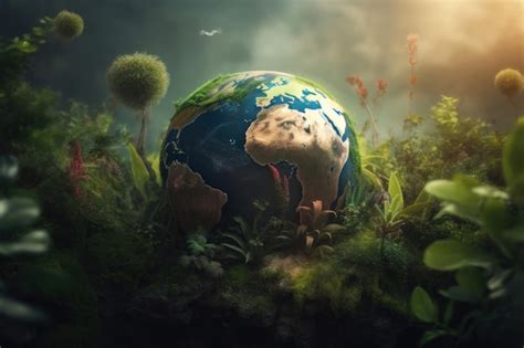 Premium AI Image | Earth day concept AI generated