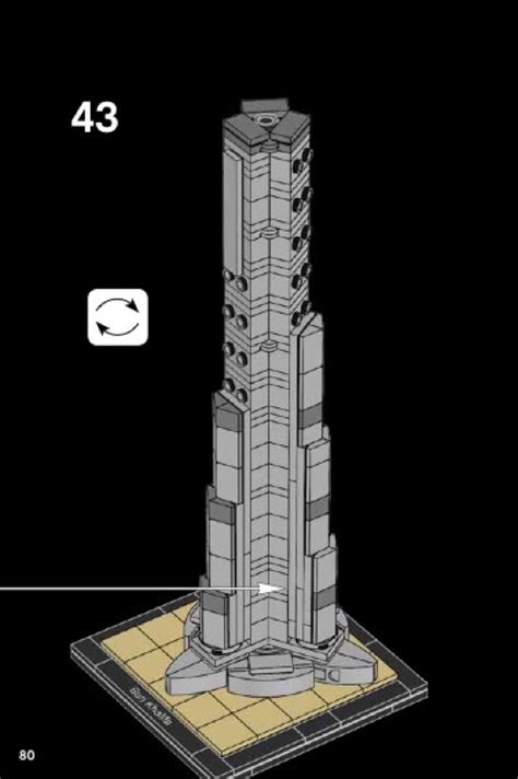 LEGO 21031 Burj Khalifa Instructions, Architecture - Landmark Series