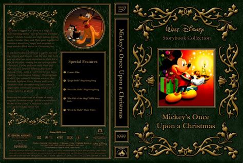 Mickey's Once Upon A Christmas - Movie DVD Custom Covers - 1999 Mickey ...