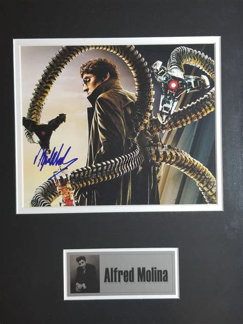 Signed photo of Alfred Molina as Doctor Octopus – Celebrity Connections