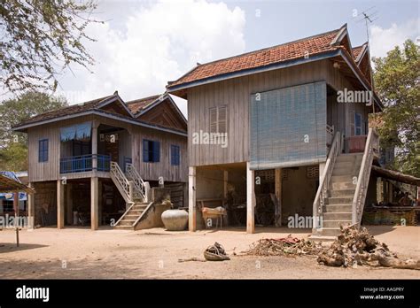 Village house near Phnom Penh Cambodia Stock Photo - Alamy