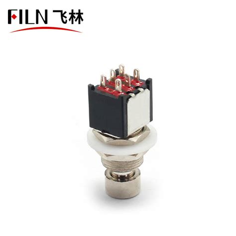 DPDT 6pin Foot Switch Solder Guitar Effects push button Switch ...