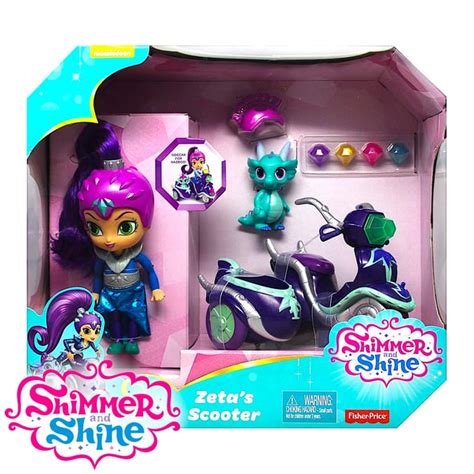 Shimmer & Shine: Zeta's Scooter Playset fisher price fisher-price mattel shimer and shine zita ...