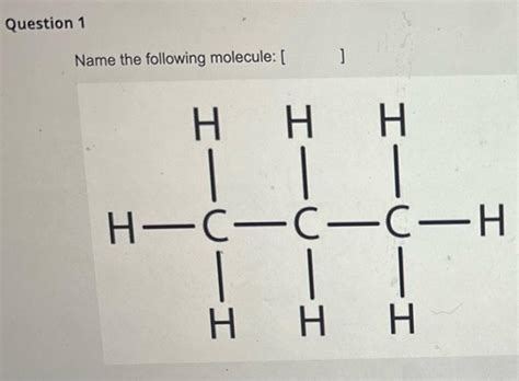 Solved Name the following molecule: [ | Chegg.com