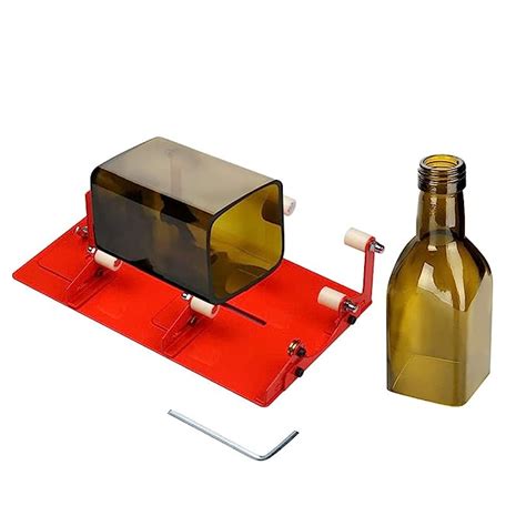 Glass Bottle Cutter for Round Square Oval Bottles and Bottle Neck Multi-Wheel DIY Bottle Cutting ...