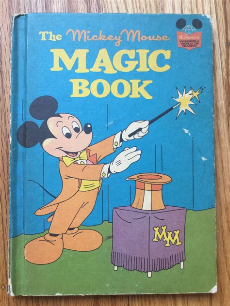 The Mickey Mouse Magic Book Random House 1974 Vintage | Etsy