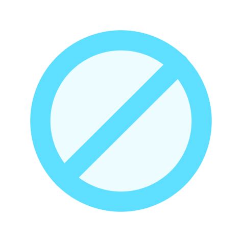 Cancel Generic Blue icon