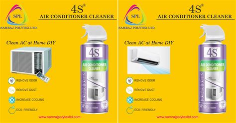 AC Cleaner Spray | 4S Aerosol Spray | Samraj Polytex Ltd.