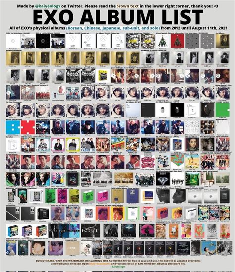 EXO Album List | Gấu