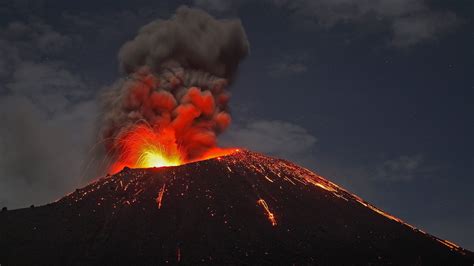 the volcano #Indonesia the eruption the island of Anak-Krakatau #1080P #wallpaper #hdwallpaper # ...