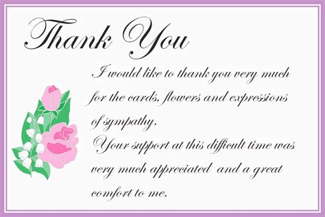 Pinelise Grace On Thank Yous | Funeral Thank You Notes, Funeral - Thank You Sympathy Cards Free ...