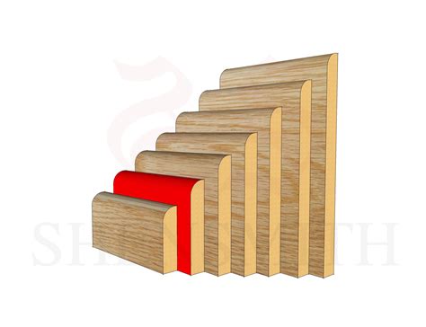 bullnose 94mm Oak Skirting Board - SkirtingBoards.com®