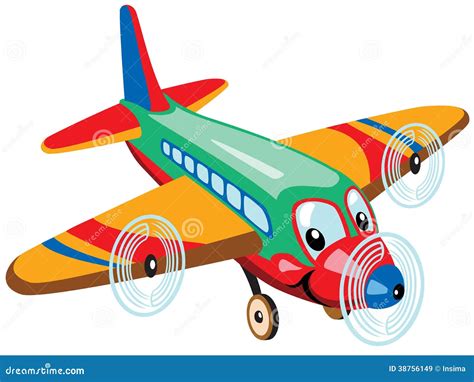 Cartoon Airplane Royalty Free Stock Images - Image: 38756149