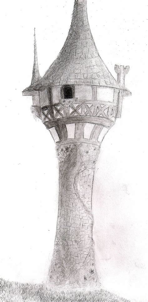 Rapunzel Tower Drawing at PaintingValley.com | Explore collection of Rapunzel Tower Drawing