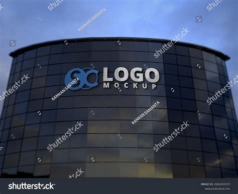 3D LOGO MOCKUP, COMPANY LOGO DESIGN FOR NEW LOOK - Royalty Free Stock ...