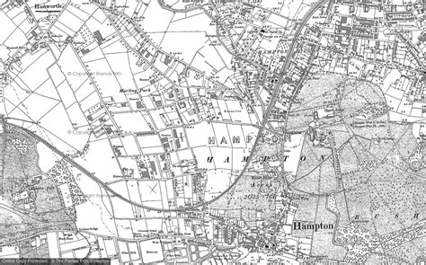 Old Maps of Hampton, Greater London - Francis Frith