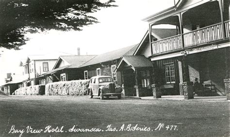 Bay View Hotel, Swansea, Tasmania - 1930s perhaps | The Bay … | Flickr