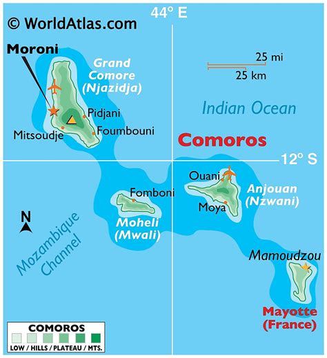 Comoros Maps & Facts - World Atlas