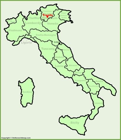 Trento Maps | Italy | Maps of Trento