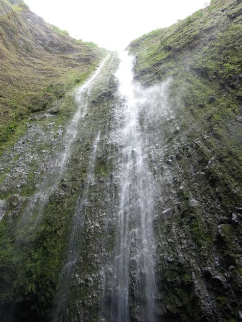 Waterfall in Waipio Valley, Big Island Hawaii