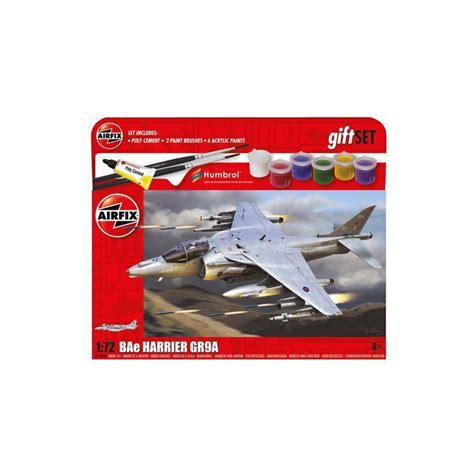 Airfix Starter Set BAe Harrier GR9A 1:72 Scale Model Kit 55300