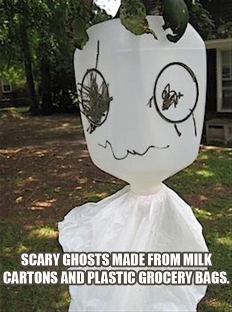 Scary Ghosts Made From Milk Cartons And Bags Pictures, Photos, and Images for Facebook, Tumblr ...