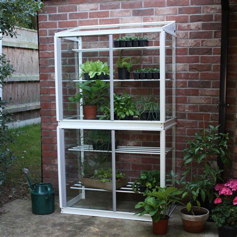 Superior Lean-To Double Mini Greenhouse - Harrod Horticultural (UK)