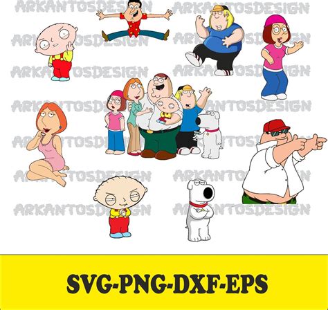 Family Guy Svg Digital File Download Only Cricut Vector Svg,eps,png,dxf ...