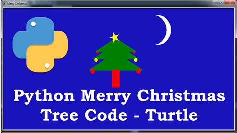 Python Merry Christmas Code With Turtle Graphic - Codeloop