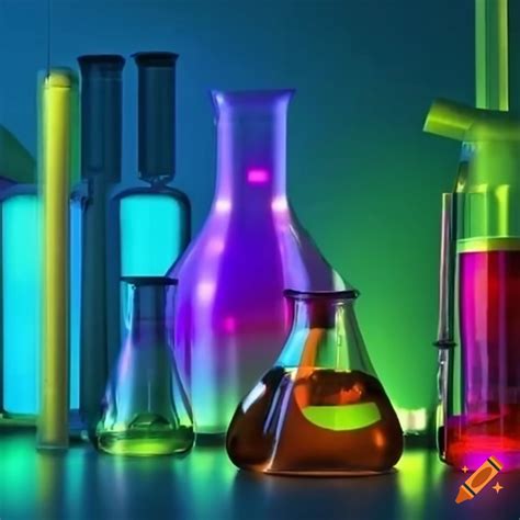 Colorful organic chemistry laboratory on Craiyon