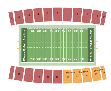 Warren Mcguirk Alumni Stadium Seating Chart | Star Tickets