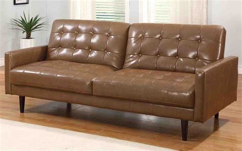 Black Leather Sofa Sleeper VG44 Sofa Beds
