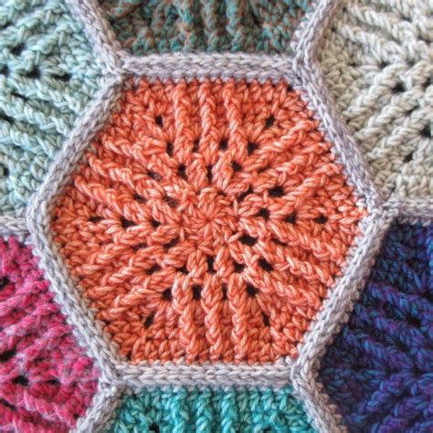 Sunbeam Hexagon Motif FREE Crochet Pattern | Hexagon crochet pattern ...