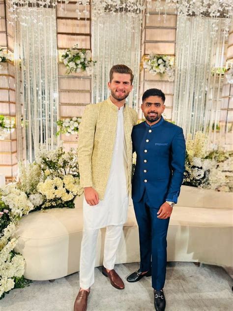 Pakistan Cricket Captain Babar Azam and Pacer Shaheen Shah Afridi Share ...