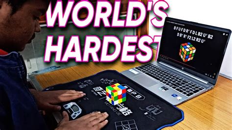 I Solved @JPerm's World's Hardest Rubik's Cube Scramble - YouTube