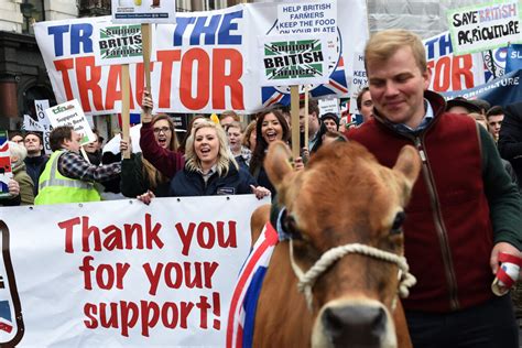 Farmers protest in London - Dairy Global