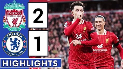 LIVERPOOL VS CHELSEA (2:1) Extended Highlights | Mo Salah & Jones Goal ...