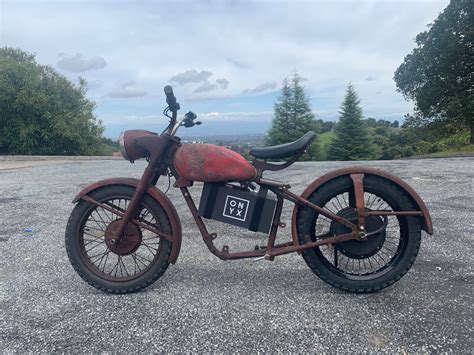 ’54 Motorcycle Saved By Electric Conversion | Hackaday