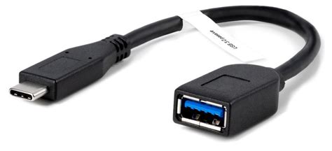 Plugable USB 3.0 Passive Type-A to Type-C Cable (150 mm/6 in cable ...