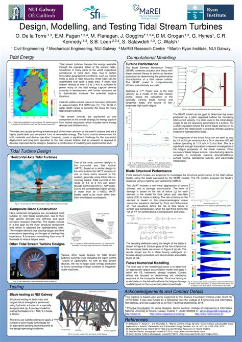 (PDF) Design, Modelling, and Testing Tidal Stream Turbines.