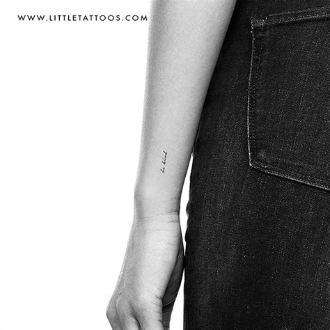 Be Kind Temporary Tattoo - Set of 3 – littletattoos