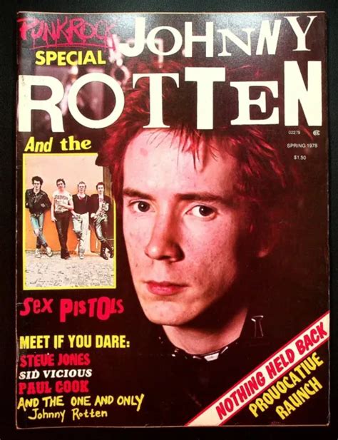 VINTAGE PUNK ROCK Special Magazine Photos Johnny Rotten Sex Pistols Spring 1978 £29.29 - PicClick UK