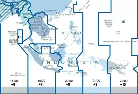 Bangkok Time Zone Map - Goldia Gabriellia