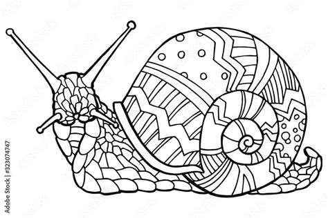 Snail Coloring Pages