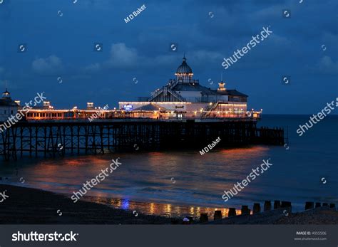 Eastbourne Pier At Night Stock Photo 4055506 : Shutterstock