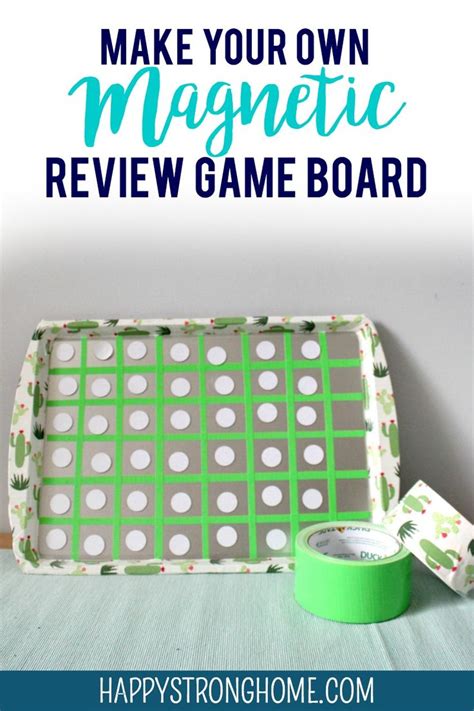 How to make a Magnetic Review Game Board