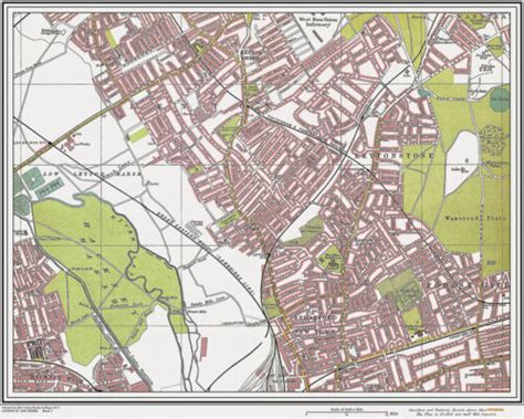 Leyton, Leytonstone Map London 1908 old / vintage #7 | eBay